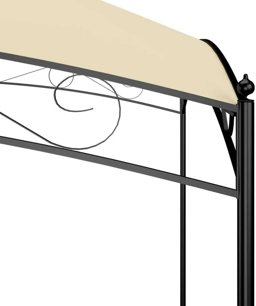 Pavėsinė, kreminės spalvos, 3x3x2,65m, 180 g/m²