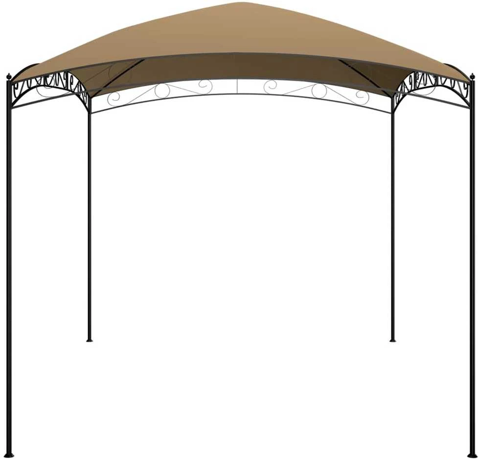 Pavėsinė, taupe spalvos, 3x4x2,65m, 180 g/m²