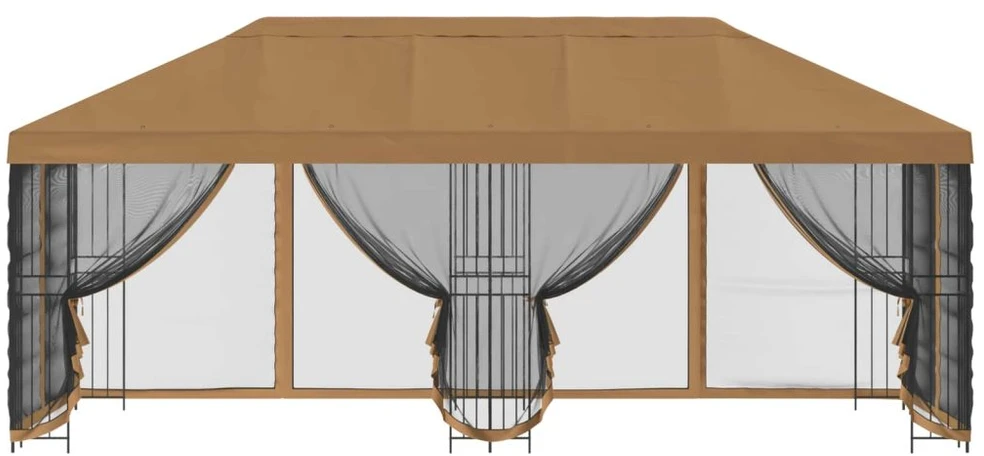 Paviljonas su šoninėmis sienelėmis 6 x 3 m Smėlio