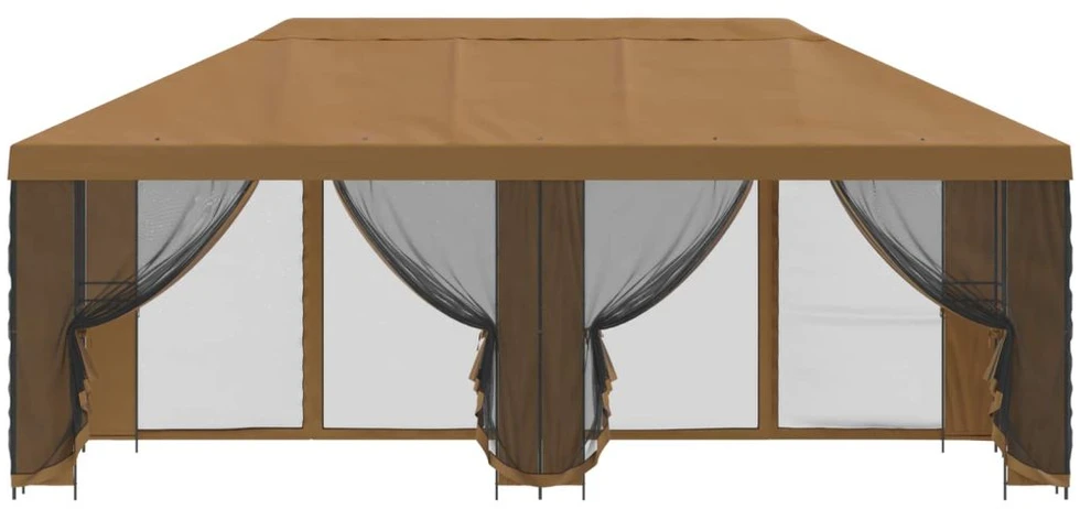 Sodo pavėsinė su šoninėmis sienelėmis 6 x 3 m Smėlio