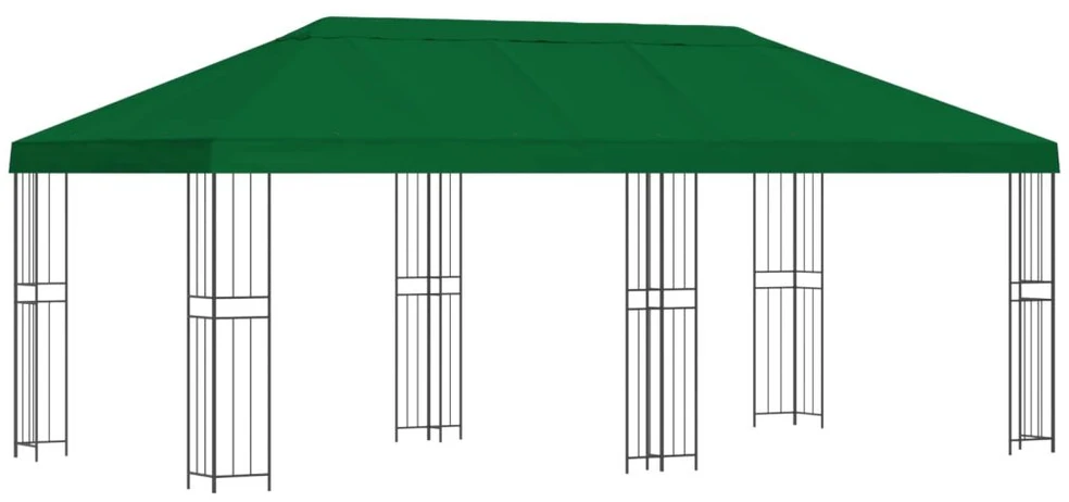 Sodo Paviljonas 6 x 3 m Žalia Poliesteris ir plienas 190 gsm