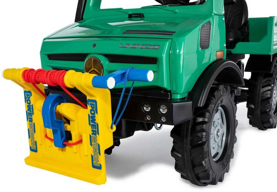 Pedalinis sunkvežimis Rolly Toys RollyUnimog Forst Mercedes-Benz su gervė