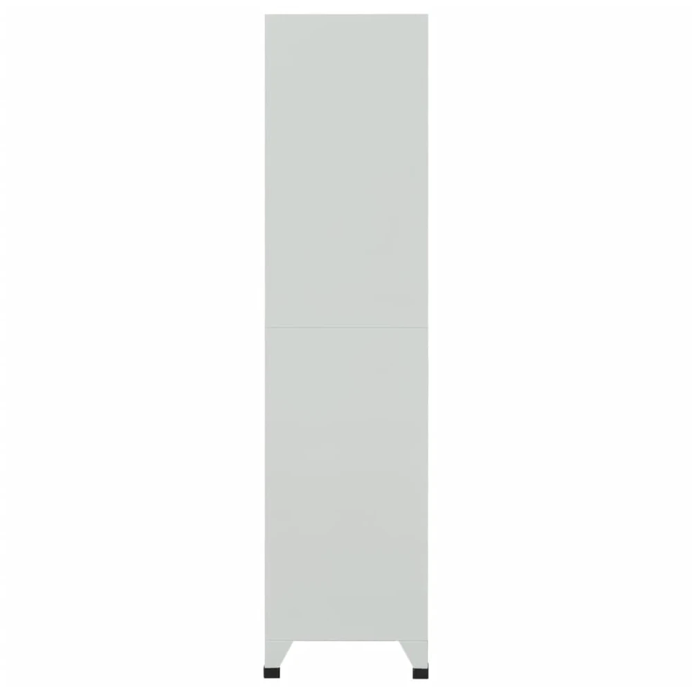 Persirengimo spintelė, 6 skyrių, plieninė, 90x45x180 cm, pilka