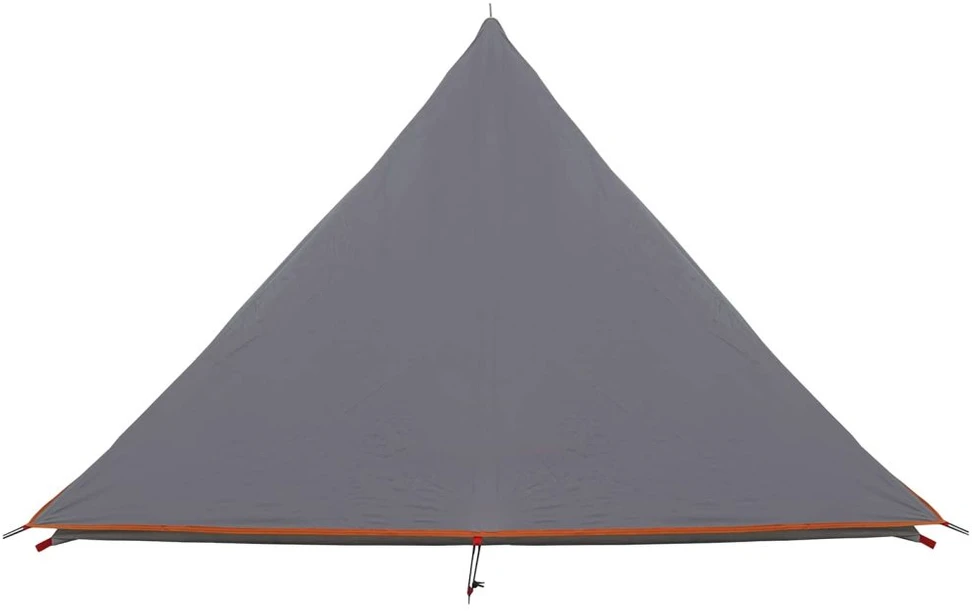 Pėsčiųjų kempingo palapinė 222 x 85 x 125 cm Pilka ir oranžinė