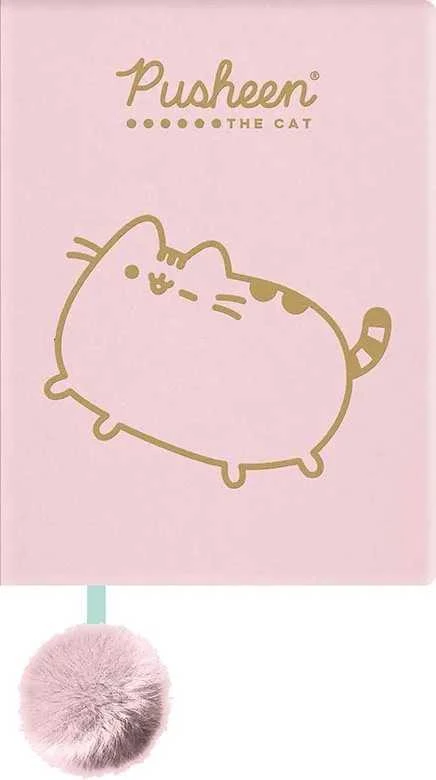 St. Majewski Dienoraštis A5 96K PUSHEEN Rožinis