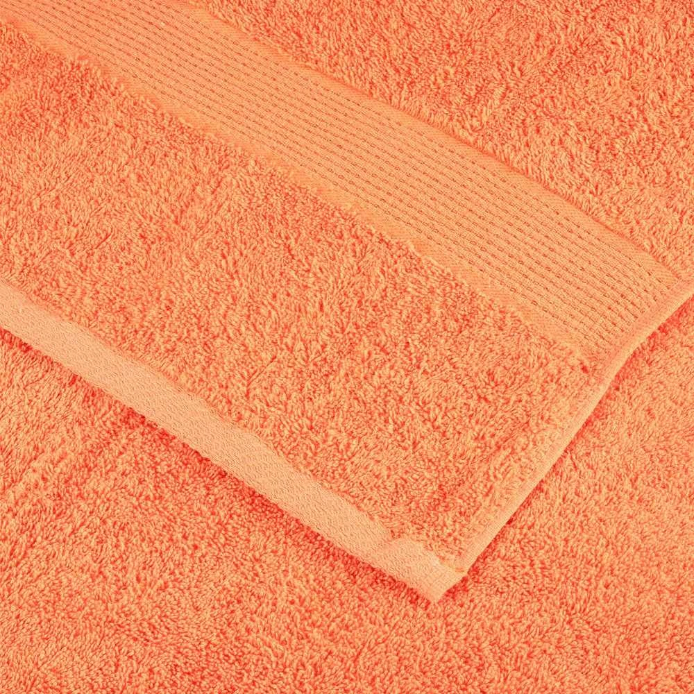 Rankšluostis Pirties rankšluosčiai SOLUND, 4vnt. oranžiniai 80x200cm 600g/m²
