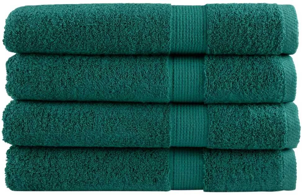 Rankšluostis Pirties rankšluosčiai SOLUND, 4vnt., žali, 80x200cm, 600g/m²