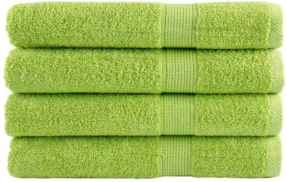 Rankšluostis Pirties rankšluosčiai SOLUND, 4vnt., žali, 80x200cm, 600g/m²