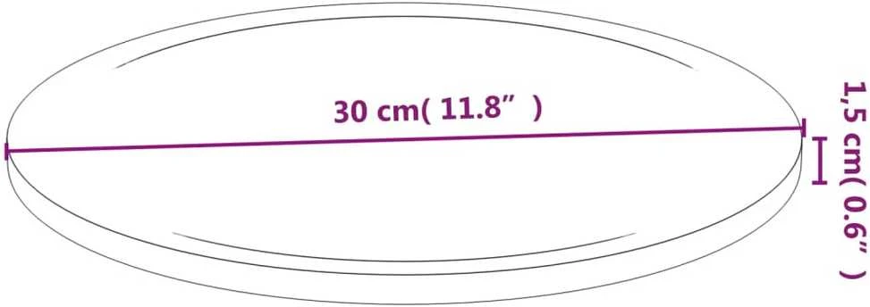 Pjaustymo lentelės, 6vnt., 30x1,5cm, bambukas