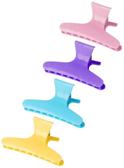 Spalvoti plaukų segtukai Activeshop E-47, 8,2 cm, 12 vnt.