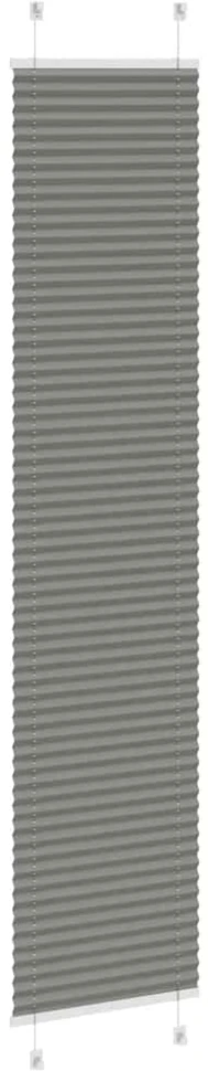 Plisuota žaliuze antracitas 45x200 cm audinio plotis 44,4 cm