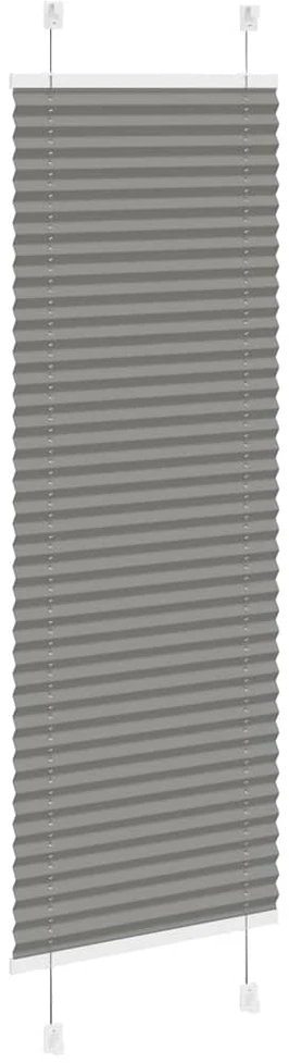 Plisuota žaliuze antracitas 50x100 cm audinio plotis 49,4 cm