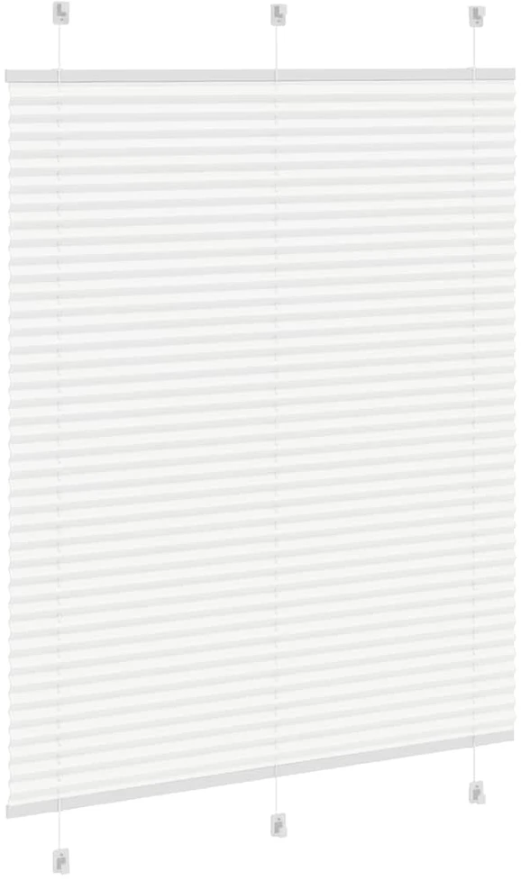 plisuota žaliuze balta 105x100 cm audinio plotis 104,4 cm