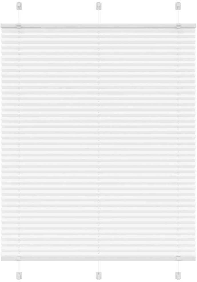 plisuota žaliuze balta 105x150 cm audinio plotis 104,4 cm