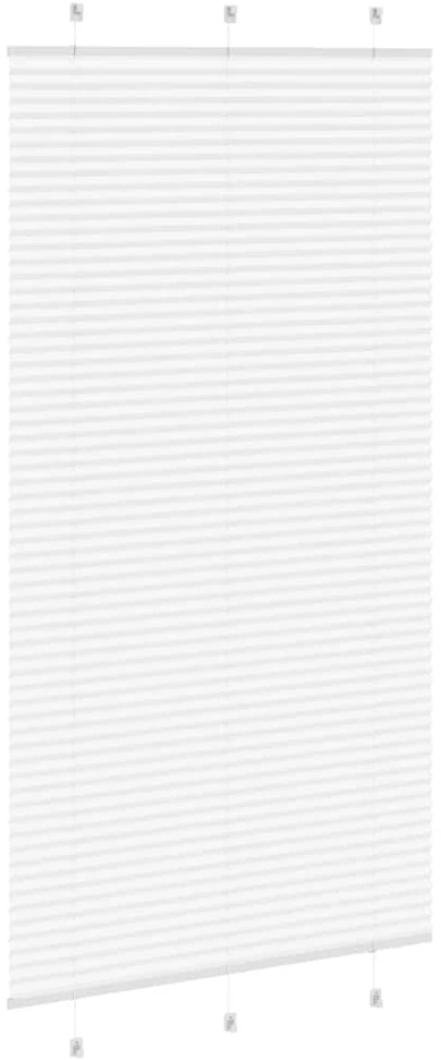 plisuota žaliuze balta 105x200 cm audinio plotis 104,4 cm