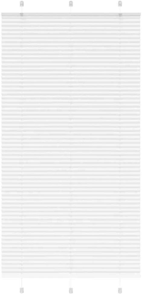 plisuota žaliuze balta 110x200 cm audinio plotis 109,4 cm