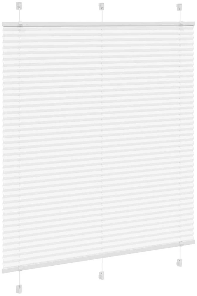 plisuota žaliuze balta 115x100 cm audinio plotis 114,4 cm