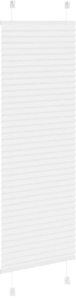 plisuota žaliuze balta 40x100 cm audinio plotis 39,4 cm