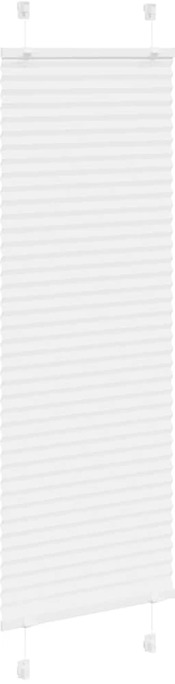 plisuota žaliuze balta 40x150 cm audinio plotis 39,4 cm