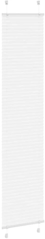 Plisuota žaliuze balta 40x200 cm audinio plotis 39,4 cm