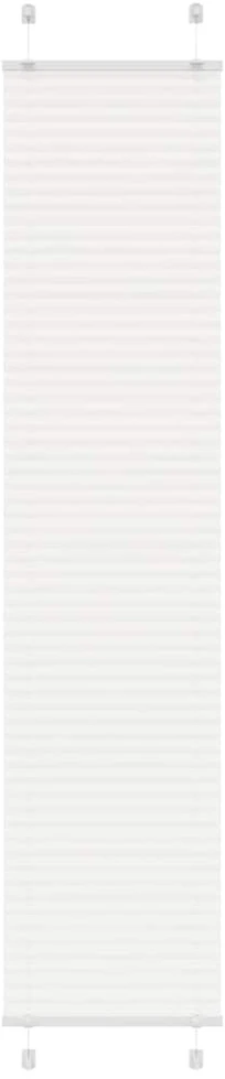 Plisuota žaliuze balta 40x200 cm audinio plotis 39,4 cm