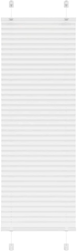 plisuota žaliuze balta 45x100 cm audinio plotis 44,4 cm