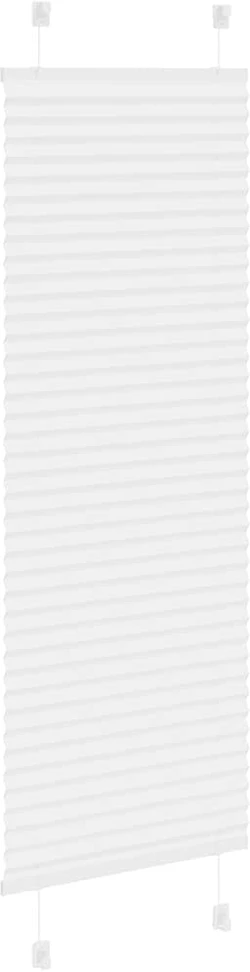 plisuota žaliuze balta 45x100 cm audinio plotis 44,4 cm