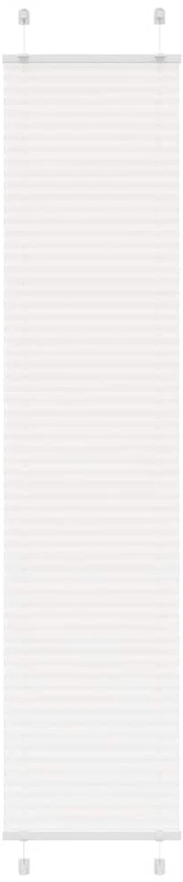 plisuota žaliuze balta 45x200 cm audinio plotis 44,4 cm