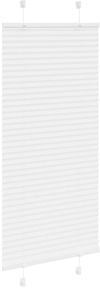 plisuota žaliuze balta 55x150 cm audinio plotis 54,4 cm