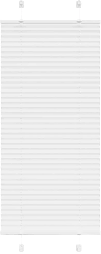 plisuota žaliuze balta 65x100 cm audinio plotis 64,4 cm