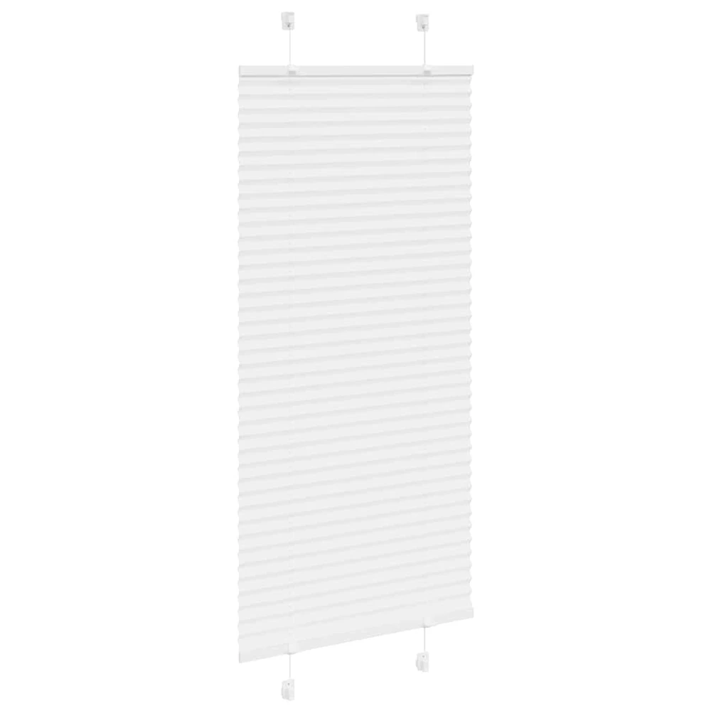Plisuota žaliuze balta 65x150 cm audinio plotis 64,4 cm