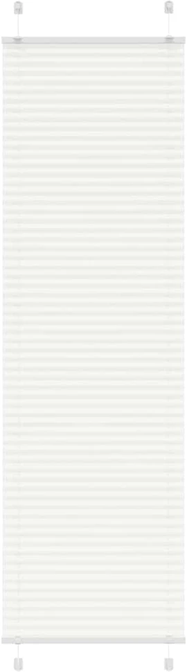 plisuota žaliuze balta 65x200 cm audinio plotis 64,4 cm