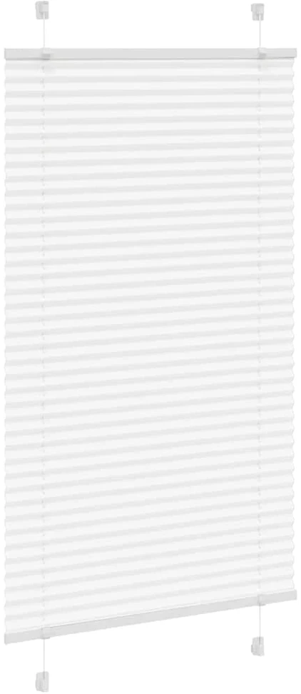 plisuota žaliuze balta 75x100 cm audinio plotis 74,4 cm