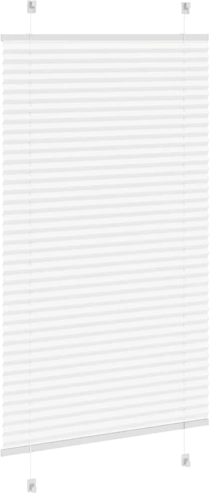 plisuota žaliuze balta 75x100 cm audinio plotis 74,4 cm