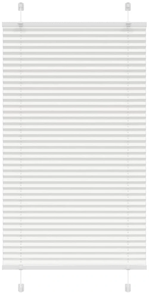 plisuota žaliuze balta 75x150 cm audinio plotis 74,4 cm