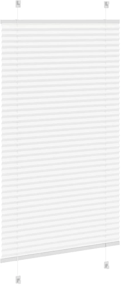 plisuota žaliuze balta 80x100 cm audinio plotis 79,4 cm