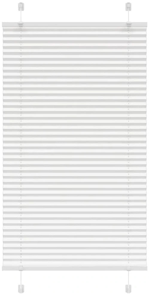 plisuota žaliuze balta 80x100 cm audinio plotis 79,4 cm