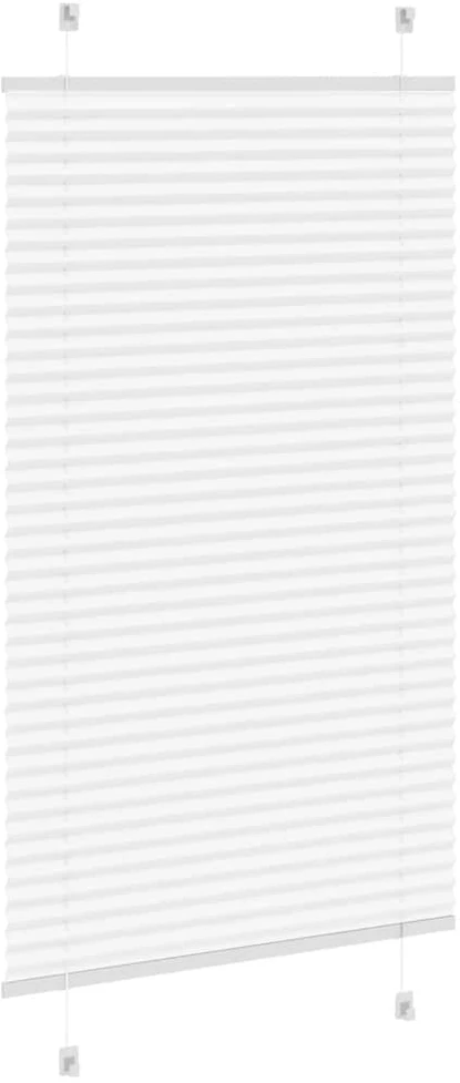 plisuota žaliuze balta 80x150 cm audinio plotis 79,4 cm