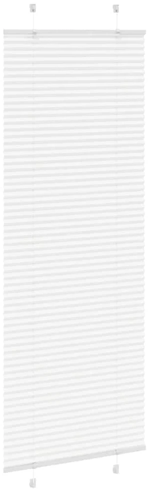 Plisuota žaliuze balta 80x200 cm audinio plotis 79,4 cm