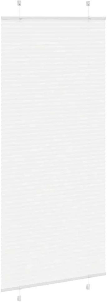 plisuota žaliuze balta 85x200 cm audinio plotis 84,4 cm