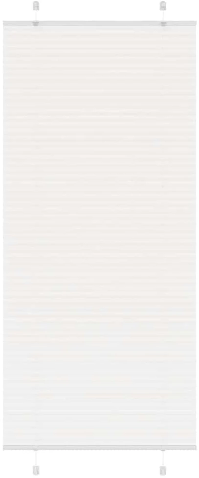 plisuota žaliuze balta 85x200 cm audinio plotis 84,4 cm