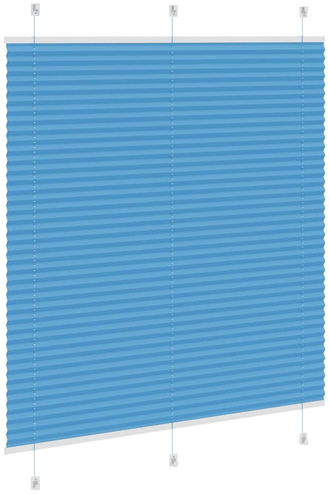 Plisuota žaliuze mėlyna 120x150 cm Audinio plotis 119,4 cm