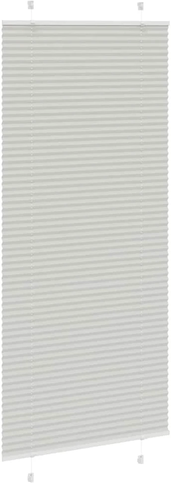 Plisuota žaliuze šviesiai pilka 100x200 cm Audinio plotis