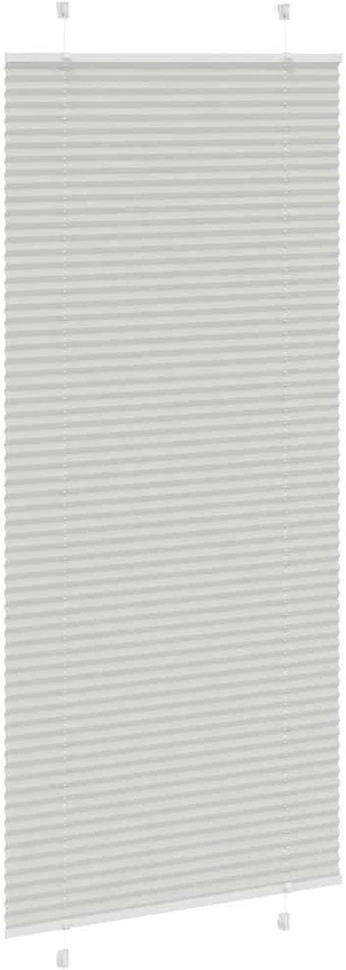 Plisuota žaliuze šviesiai pilka 100x200 cm Audinio plotis