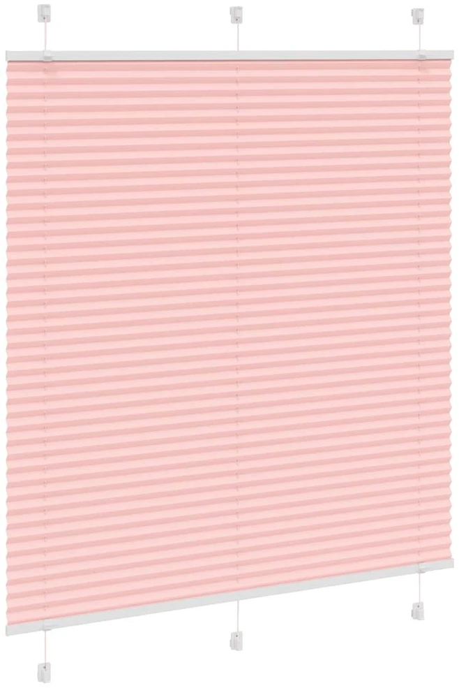 Plisuota žaliuzės rožinė 120x150 cm Audinio plotis 119,4 cm