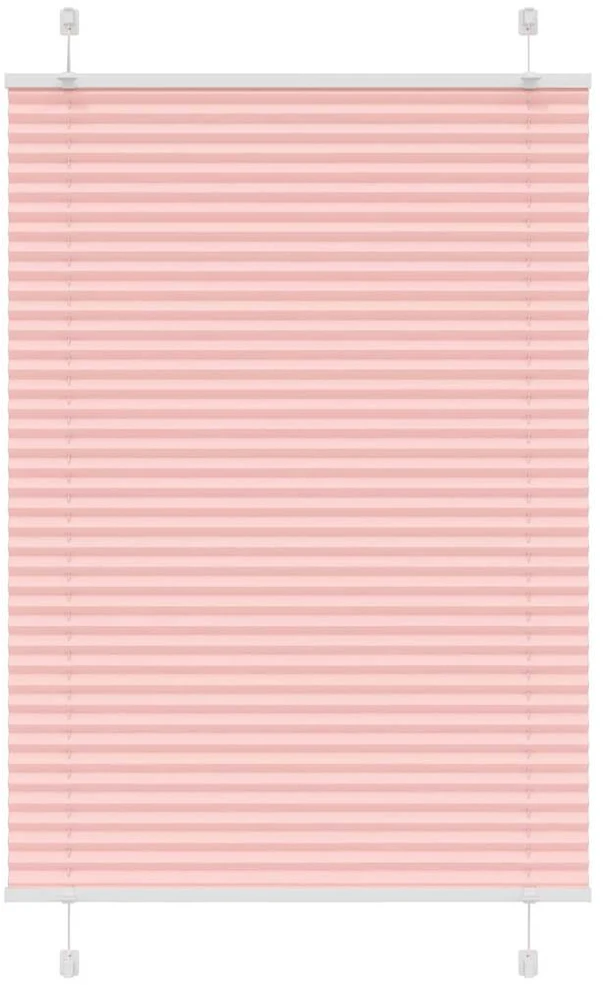 Plisuota žaliuzės rožinė 95x150 cm Audinio plotis 94,4 cm