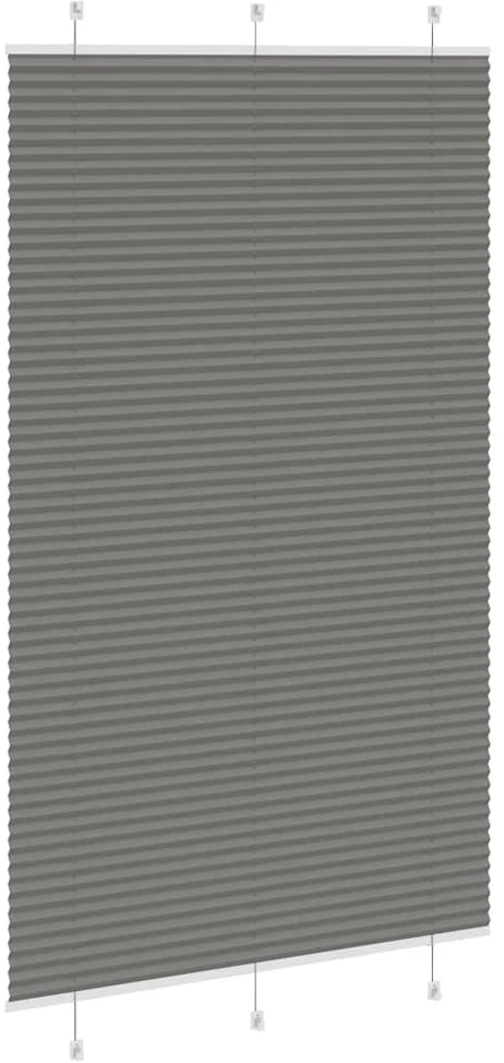 Plisuotas roletas antracitas 115x200 cm audinio plotis 114,4 cm