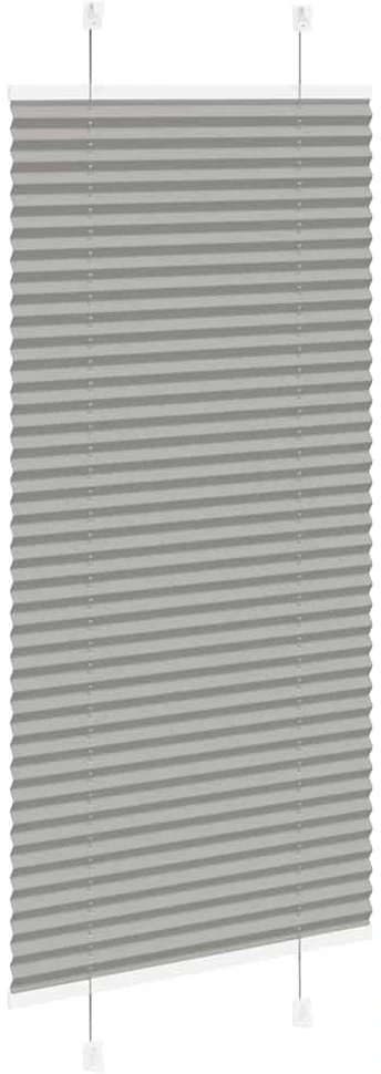 Plisuotas roletas antracitas 60x100 cm audinio plotis 59,4 cm
