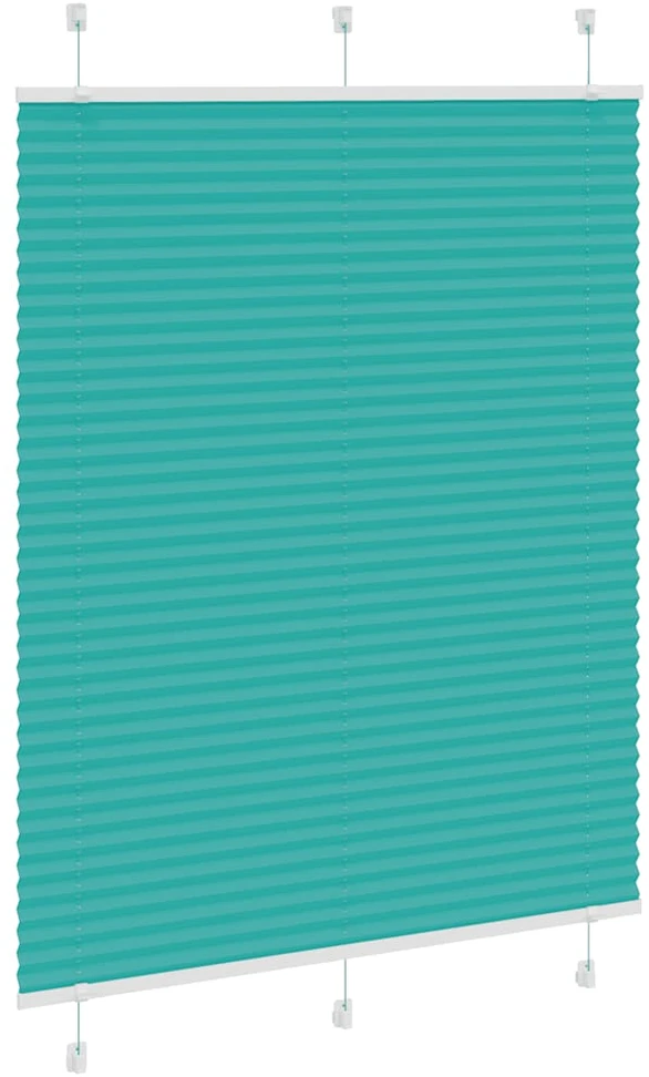 Plisuotos žaliuzės benzininis žalias 105x150 cm audinio plotis