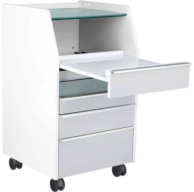 Activeshop Kosmetologinis vežimėlis su integruotu UV sterilizatoriumi 984 Pilkas
